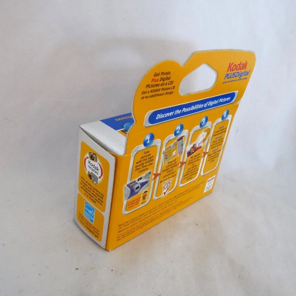 Kodak Plus Digital One Time Use 35mm Camera 27 Ex Picture Prints 2006
